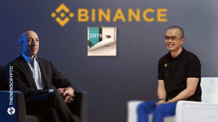 SEC Gensler Accused of Dual Role with Binance